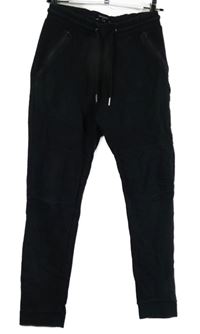 Pánské černé slim tepláky C&A