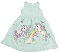 Světlemodré bavlněné šaty s My little pony H&M