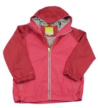 Neonově růžovo-vínová šusťáková jarní funkční bunda s kapucí Regatta