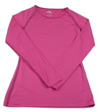 Neonově růžové funkční triko Crane