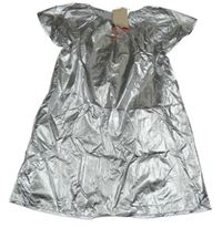 Nové - Stříbrné šusťákové šaty Leigh Tucker