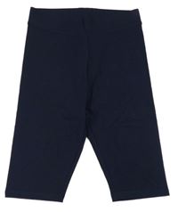 Tmavomodré elastické kraťasy Zara
