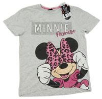 Nové - Světlešedé tričko s Minnie Pep&Co