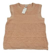 Nové- Růžová třpytivá pletená vesta River Island