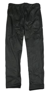 Černé koženkové legíny Primark