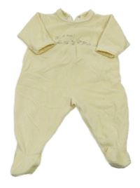 Vanilkový sametový overal s obrázky 