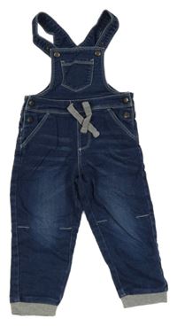 Tmavomodré teplákové laclové rifle Lupilu