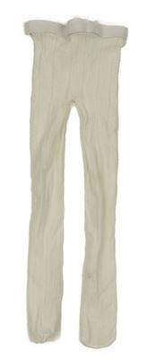 Bílé vzorované silonky 