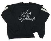 Nové - Černá mikina s nápisem M&S