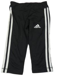 Černé sportovní capri legíny Adidas