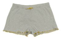 Šedé žebrované pyžamové kraťasy Old Navy