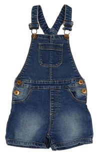 Tmavomodré laclové riflové kraťasy Denim Co. 