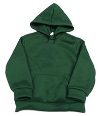 Tmavozelená mikina s kapucí Shein