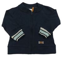 Tmavomodrá propínací mikina Zippy