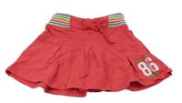 Fuchsiová tepláková sukně s číslem 
