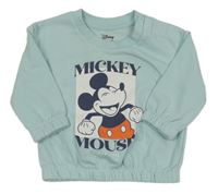 Pomněnková oversize mikina s Mickeym Disney