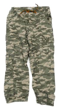 Khaki-béžové army cargo cuff podšité rifle Kiki&Koko