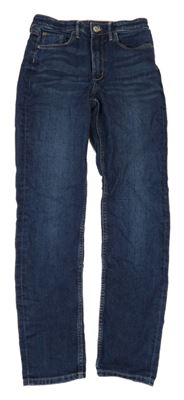 Tmavomodré skinny fit rifle H&M