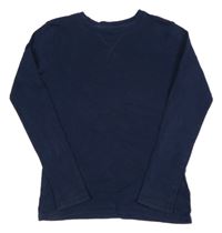 Tmavomodré triko H&M