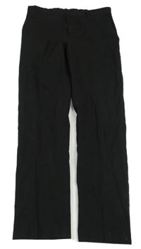 Černé chino slavnostní kalhoty M&S