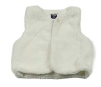 Smetanové kožešinové podšité bolérko KIABI