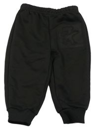 Černé tepláky s medvídkem SHEIN