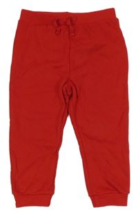 Červené teplé tepláky PRIMARK