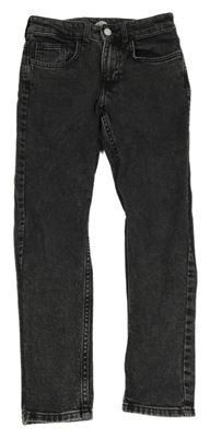 Černošedé šisované relaxed fit waist tapered leg rifle H&M