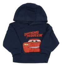 Tmavomodrá mikina s Cars a kapucí PRIMARK