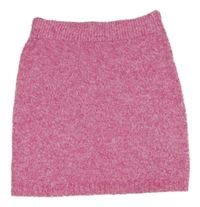 Tmavorůžovo-růžovo-bílá melírovaná sukně PRIMARK