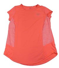 Neonově růžovo-melírované sportovní tričko zn. Yigga