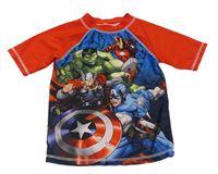 Modro-červené UV tričko s Avengers Marvel