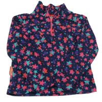 Tmavomodrá fleecová funkční mikina s hvězdami Mountain Warehouse