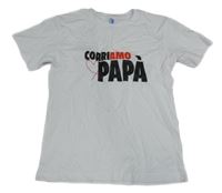 Bílé tričko s nápisem