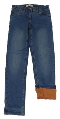 Modré podšité skinny rifle Pocopiano