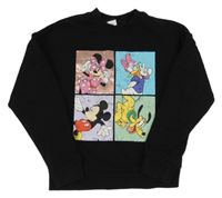 Černá mikina s Minnie a přáteli George