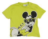 Limetkové tričko s Mickeym LC Waikiki