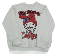 Bílá mikina s králíkem