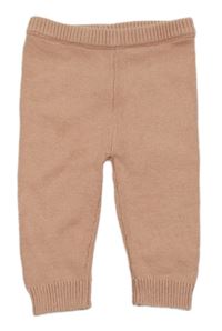 Starorůžové pletené tepláky F&F