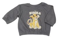 Tmavošedá mikina se Simbou Primark