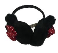 Černé chlupaté klapky na uši - Minnie