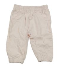 Světlerůžové manšestráky Benetton