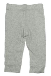 Šedé melírované lehké tepláky 