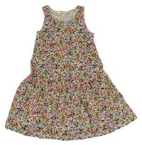 Barevné květované lehké šaty H&M