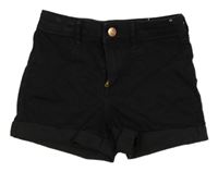 Černé riflové kraťasy H&M