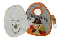 2 x bryndák - bílý s Púem + šedý s obrázkem 