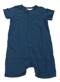 Tmavomodrý kraťasový overal H&M