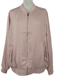Dámský světlerůžový šusťákový bomber M&S