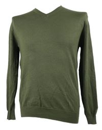 Pánský khaki svetr