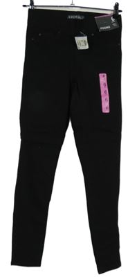 Nové - Dámské černé džegíny Denim 